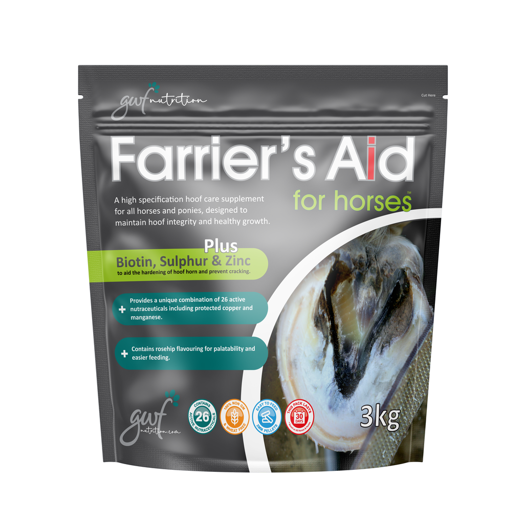 Farrier's Aid for Horses | Hoof Supplements | 3kg Pouch