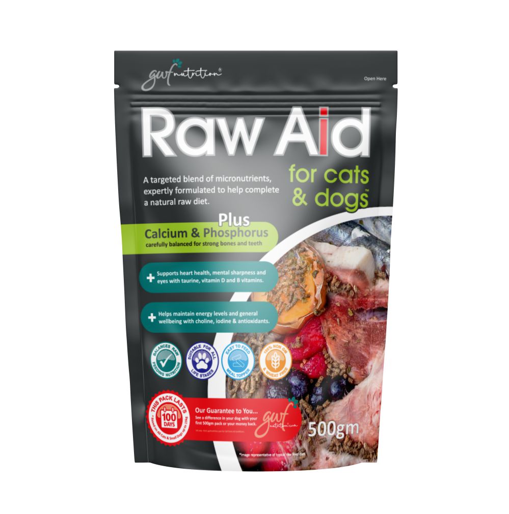 Raw Aid Raw Food Diet Supplement for Cats & Dogs