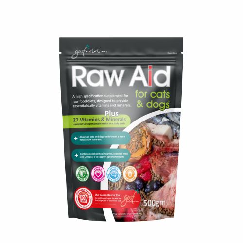 Raw Aid Raw Food Diet Supplement for Cats & Dogs